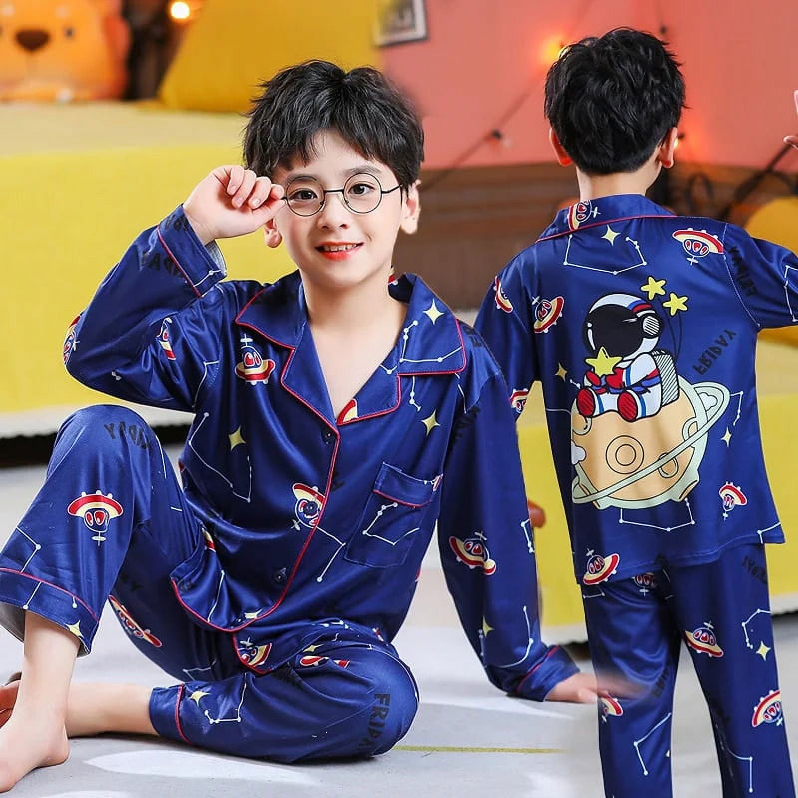 Pyjama Spiderman Marvel Garçon - 100% Polyester - Confortable, Respirant - Cadeau Enfant