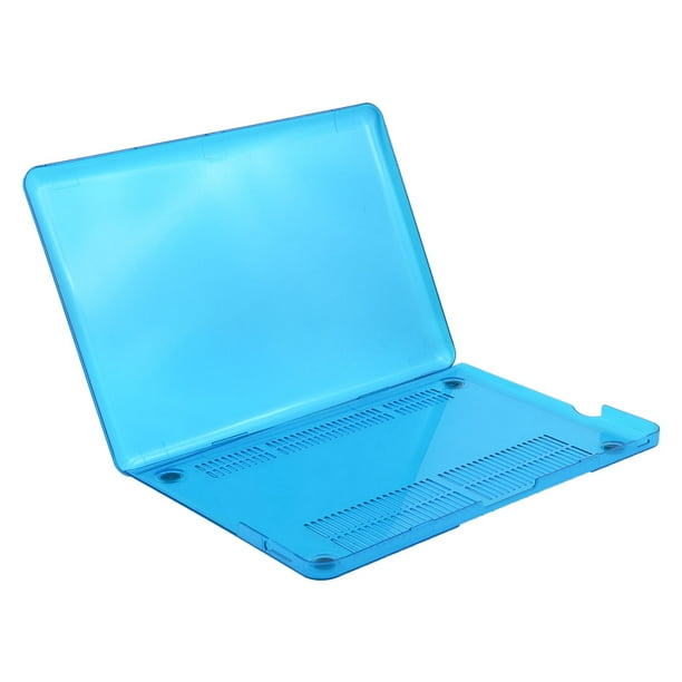 Unique Bargains Laptop Plastic NonSlip Hard Cover Crystal Teal Blue