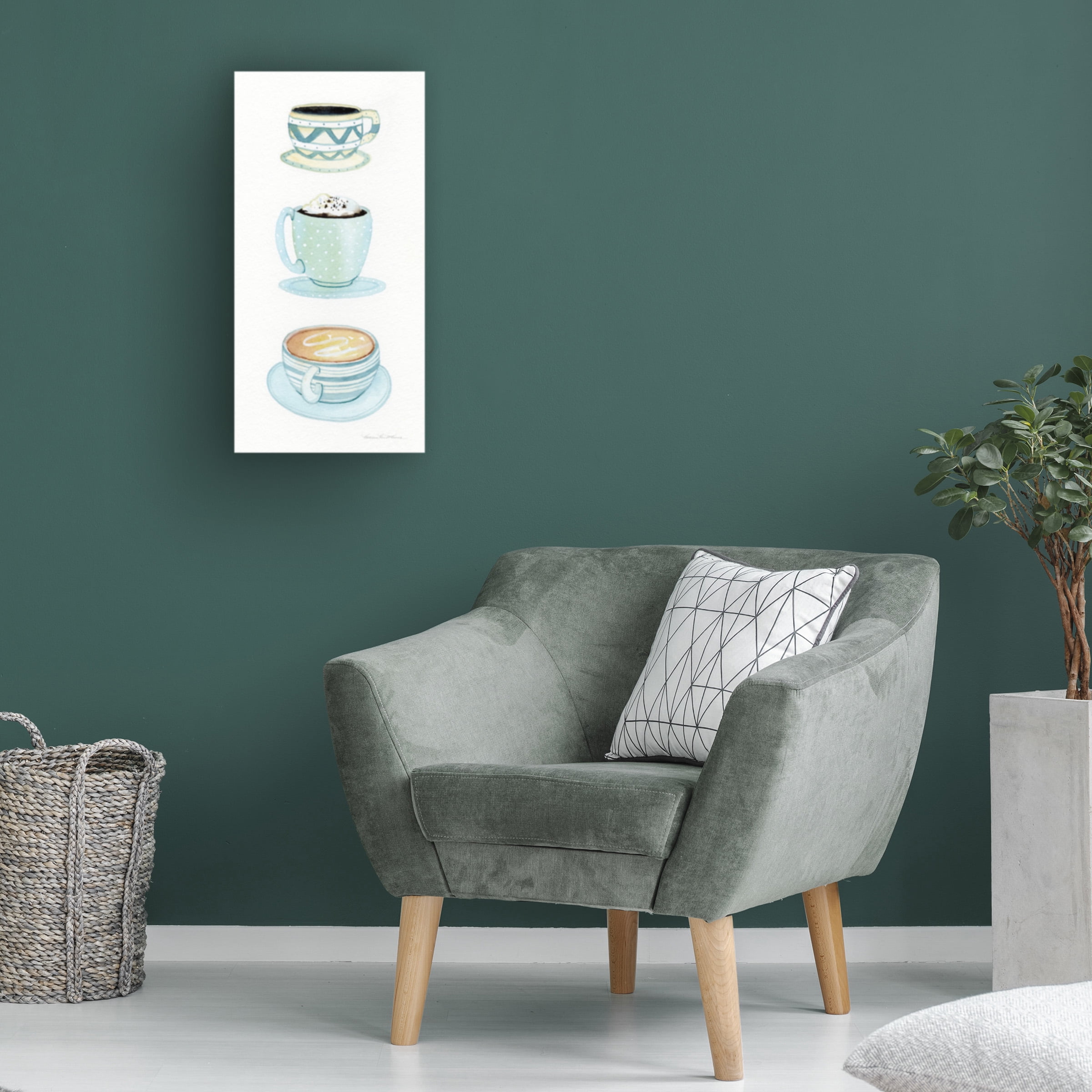 Kathleen Parr McKenna 'Coffee Break Element VI' Canvas Art