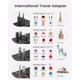 thumbnail image 3 of Adaptador de viaje LENCENT Universal GaN Fast Charger 65W negro, 3 of 8