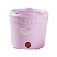 thumbnail image 2 of Mini Hot Pot Electric Rice Cooker Nonstick Double Layer Heat Insulation Portable Violet 1.2L Upgraded, 2 of 9
