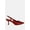 Red, variant on Danvers Kitten Heel Pointy Slingbacks