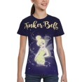 thumbnail image 3 of Kids 3D Graphic Tinker Bell T-Shirts, Novelty Shirts Crewneck Short Sleeve Tees for Youth Boys Girls, 3 of 8