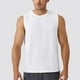 thumbnail image 4 of pstuiky Camiseta sin mangas para hombre, Camiseta informal de verano para hombre, de color liso, sin mangas y cuello redondo. Camisas para hombres xxl, 4 of 9