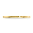 thumbnail image 2 of Diamond2Deal 14k Yellow Gold 1.2mm Flat Polished Women's Stackable Band Size 4.5, 2 of 3