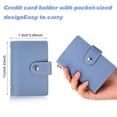 thumbnail image 4 of relayinert Compact Card Holder Bag Lightweight And Small Occupation Easily Fit In Bag Card Bag Wallet Blue 5Set, 4 of 6