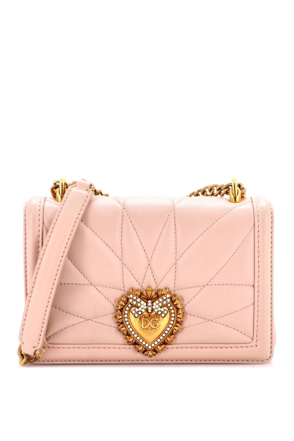 Pre-Owned Devotion Full Flap Shoulder Bag Quilted Leather Small By Rebag