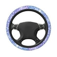 thumbnail image 3 of Disketp Multicolor Glitter Elastic Microfiber Steering Wheel Cover for Truck,SUV,Cars,Universal 15 inch,Anti-Slip, 3 of 8