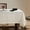 Hem/Off-white-52" x 52" (Square), variant on Boho Grid Table Cloth With Tassels (taupe 60" Round) Heavy Weight Linen Checked Embroidered Farmhouse Tablecloth Water Resistant Round Beige Tablecloths