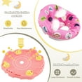 thumbnail image 5 of Costway 3-in-1 Baby Activity Center Toddler Bouncing Saucer with 3-Position Pink, 5 of 9