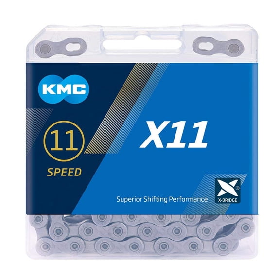 KMC X11 11 Speed Chain (Packaging may vary) Grey 114 Link Single