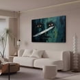 thumbnail image 3 of Abstract Art Modern Decorative Painting Face Framed Canvas Poster Bedroom Decor Sports Landscape Office Room Decor Gift,Frame-style,12x18inch(30x45cm), 3 of 8