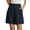 04 Navy Blue, variant on Airmenty Womens Shorts High Waist Shorts for women Zippered Wide Leg Shorts with Pockets