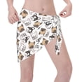thumbnail image 2 of Wukai French Bulldog3 Women’s Short Sarongs Beach Wrap Bikini Bottom Short Skirt Chiffon Scarf for Swimwear, 2 of 4