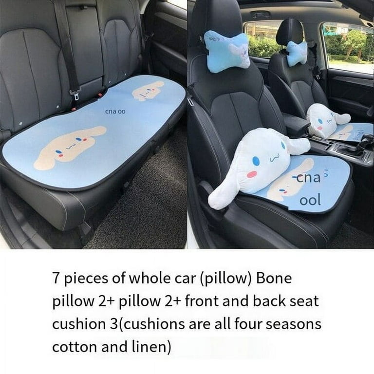 Car Neck Pillow Cushion Headrest Pillow 2PCS Memory Foam Bone Neck Pillow  Auto Seat Cover Headrest Neck Pillow Plush