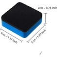 thumbnail image 2 of Dry Erase Erasers,Topboutique Chalkboard Cleaner Wiper for Teacher Supplies,Magnetic Whiteboard Dry Eraser,Blackboard Erasers for Classroom,Home and Office,1.97 inch,Blue,40 Pcs, 2 of 7