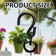 thumbnail image 3 of Heavy Duty 360° Swivel Plant Hangers (2-Pack) - Rotating Hooks for Hanging Baskets, Bird Feeders & Outdoor Decor - Sturdy and Durable, 3 of 8