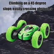 Nebwoak RC Stunt Car, 360 Flip Double Sided with 2.4GHz Remote, LED Lights, Rechargeable - Ki-ds Toy Remote Control Car