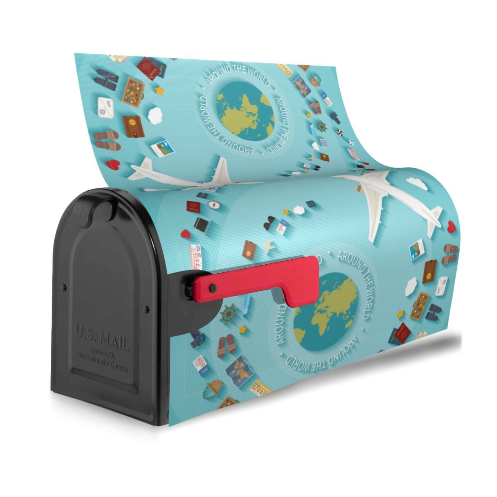 Kdxio Magnetic Mailbox Cover 21x18 in Mailbox Cover Outdoor Decoration Holiday Mailbox Covers for Home Garden Yard-21x18 in