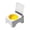 Yellow, variant on Smart Feeder With Infrared Sensor Automatic Lid Cat & Bowl Food Dispenser