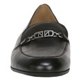 thumbnail image 3 of Naturalizer Womens Jones Leather Slip On Loafers Black 6 Wide (C,D,W), 3 of 5