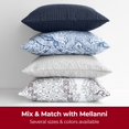 thumbnail image 6 of Mellanni Decorative Throw Pillow Covers with Pinsonic Quilt Stitching, 18x18, Navy Blue, 2 Count, 6 of 6