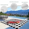 thumbnail image 3 of Valentine's Day Outdoor Rug for Patio/Deck/Porch, Non-Slip Large Area Rug 5 x 8 Ft, Red Truck Love Balloons Buffalo Plaid Indoor Outdoor Rugs Washable Area Rugs, Reversible Camping Rug Carpet Runner, 3 of 8