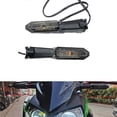thumbnail image 4 of Motorcycle LED Front and Rear Turn Signal Light for Kawasaki Z650 Z900 Z1000Sx Ninja400 650 Indicator Light Replacement Accessories Black, 4 of 5