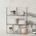 thumbnail image 5 of Transparent Stackable Storage Drawer With A 4.4 Inch High Acrylic Drawer Container For Organizing Bathroom Cosmetics Cabinets And Made Of under Bed Storage Containers with Wheels Large Clothes, 5 of 9