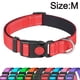 thumbnail image 2 of Collar de perro reflectante con hebilla de bloqueo de seguridad, collares de nailon ajustables para mascotas para cachorros, 2 of 5