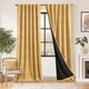 thumbnail image 2 of Cortinas Jinchan 244x122 cm Fase Lunar Amarilla Blackout 2 piezas, 2 of 8