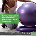 thumbnail image 4 of Gaiam Essentials Balance Ball & Base Kit, 65cm Yo, 4 of 7