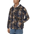 thumbnail image 3 of Kdxio Watercolor Snake Skin Print Men Hoodies Casual Hoodies for Men with Zip Pockets Full Zip Long Sleeve Sweatshirt Sports Hooded Jacket-Small, 3 of 5