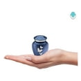 thumbnail image 2 of Drevy Keepsake Mini Cremation Urn for Ashes (Pearl Cobalt Blue), 2 of 4