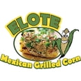 thumbnail image 1 of ELOTE Mexican Gril Corn 8" Concession Decal Sign cart Trailer Stand Sticker Equipment, 1 of 2