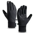 thumbnail image 1 of Waterproof Winter Gloves Men Touchscreen Winter Warm Plus Velvet Motorcycle Gloves Man Touch ,Easy to Use, 1 of 7