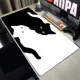 thumbnail image 1 of Divertidos alfombrillas de ratón de gato negro, alfombrilla de escritorio de empresa XXL para ordenador, cojín grande Kawaii de 800x400, accesorios de oficina, 1 of 5