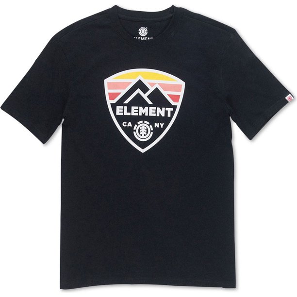 Playera Element Guard Logo Hombre negra grande