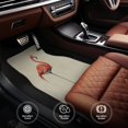 thumbnail image 4 of Gaeub Flamingo Sitting On Chair Print 4 Pieces Car Floor Mats Car,Universal Car Carpet Mats,Fit for SUV, Vans, Sedans,Trucks, 4 of 6