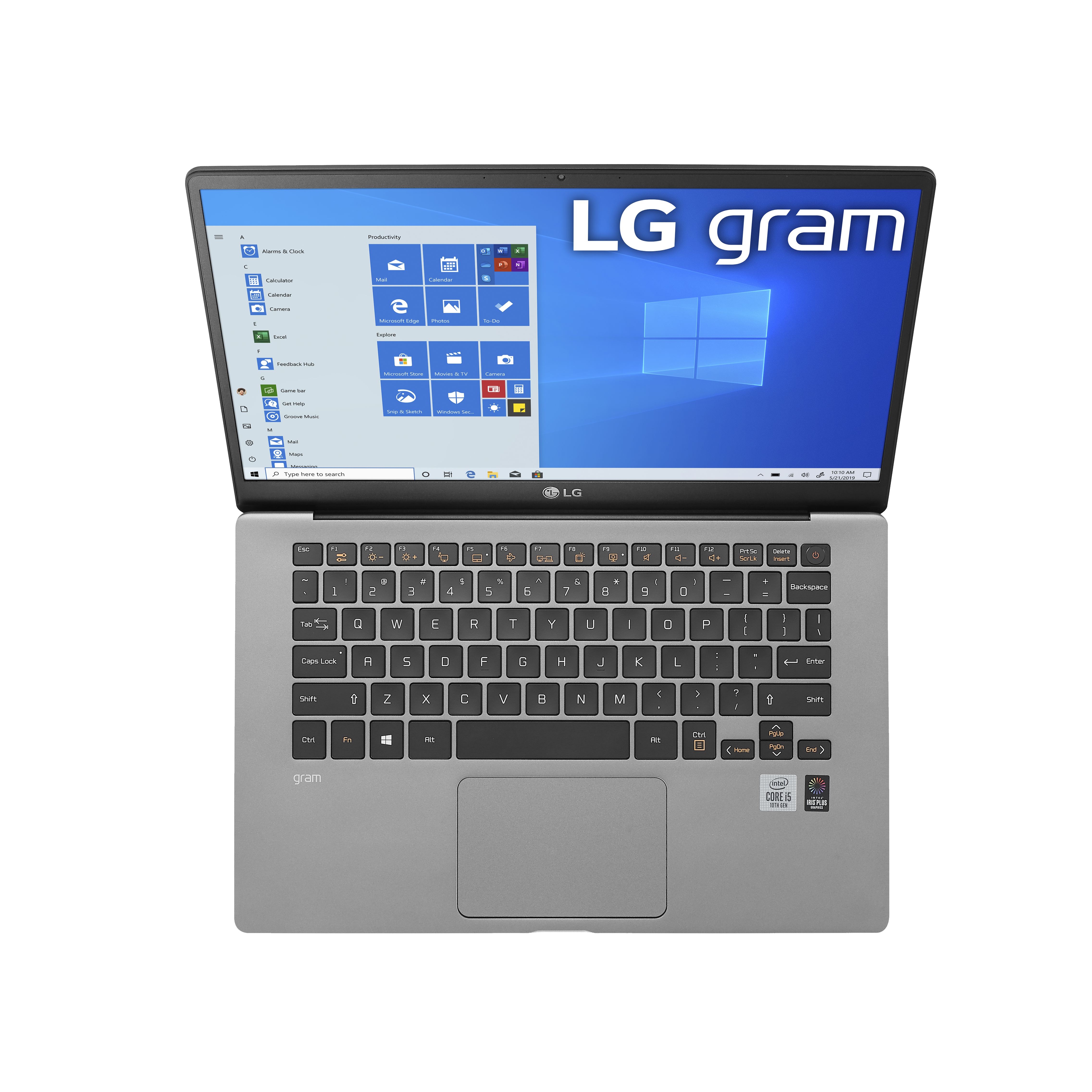 LG gram 14 inch Ultra-Lightweight Laptop with 10th Gen Intel Core Processor w/Intel Iris Plus - 14Z90N-U.AAS7U1 - image 3 of 13