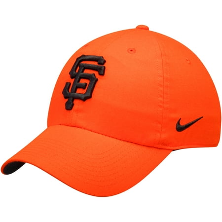 Nike Stretch Hat - San Francisco Giants Nike Heritage 86 Stadium Performance Adjustable Hat - Orange - OSFA