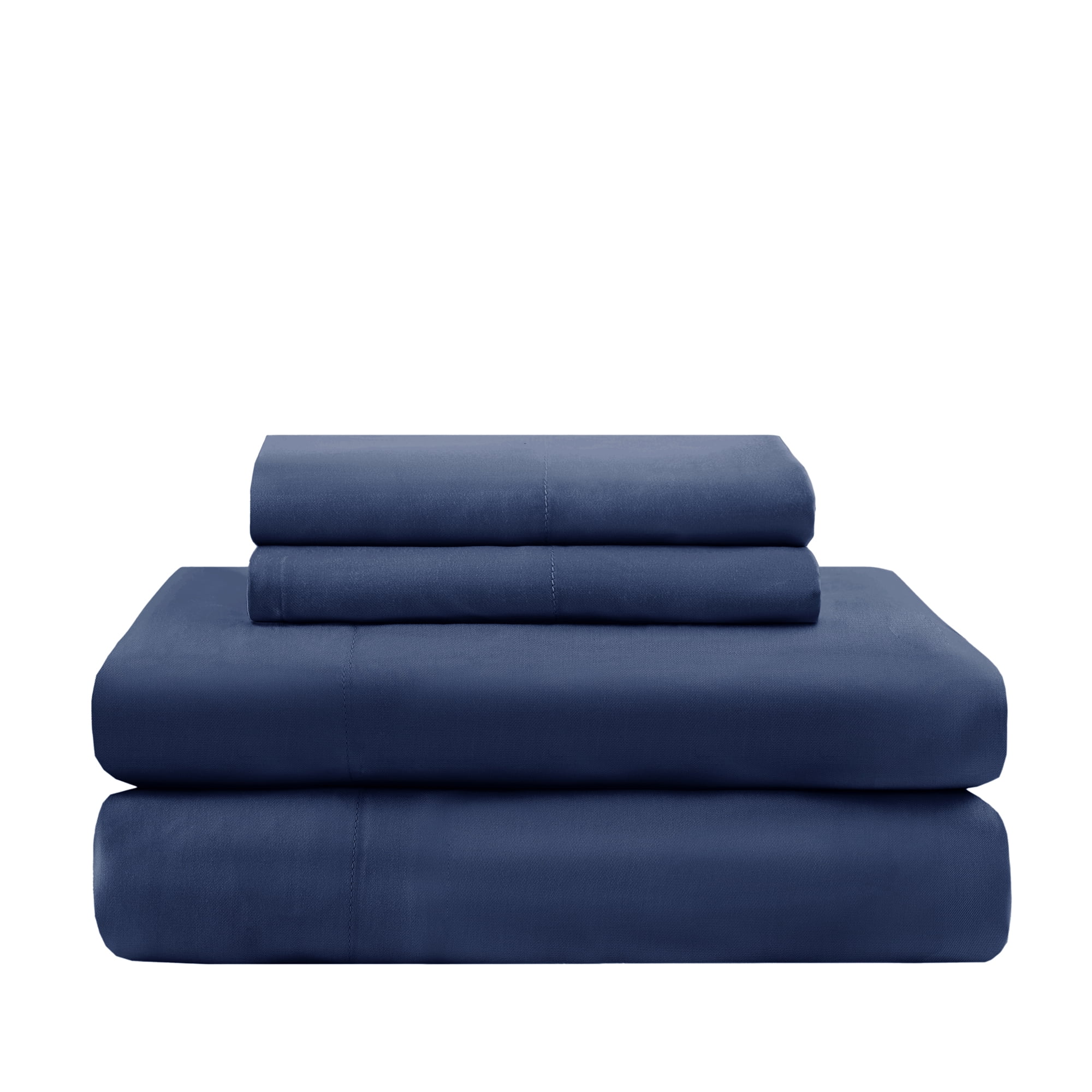 Mainstays All in One Down Alt Reversible Comforter and Sheet set- 5 Piece, Twin, Navy