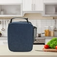 thumbnail image 3 of Unique Bargains 1 Pc Portable Insulated Lunch Bag Blue, 3 of 5