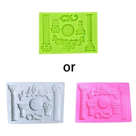 

JULYING Chocolate Moulds Silicone Cake Molds Roman Column Shaped Silicone Fondant Moulds Kitchen Bakeware DIY Baking Accessories