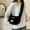 Black BK, variant on WIZUTIZ Originality Satchel, Cute Handbag, Doll Mini Bags, Personalized Satchel, Unique And Cute Look Womens Handbags Womens Messenger Bags Womens Crossbody Bags Solid Bags Large-Capacity Bag Gray