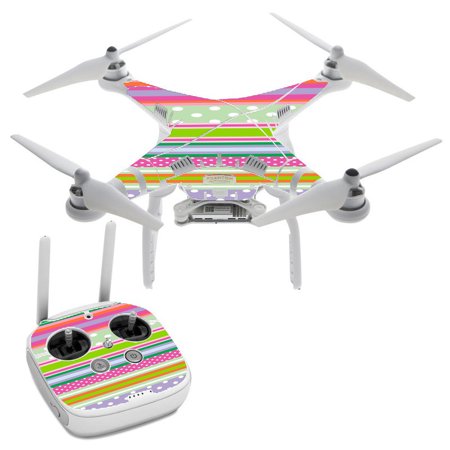 Skin Decal For Dji Phantom 3 Professional Drone / Colorful Chevron
