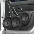 thumbnail image 2 of 6" Coche Altavoz Subwoofer Negro Metal Gofre Rejilla Protector Cubierta 2Piezas, 2 of 7