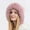 Pink, variant on BRDFRL Winter Hats Cute Kint Hat Russian Fur Crochet Hat Slouchy Beanies with Pompom Warm Fuzzy Snow Cap Trapper Hat for Women