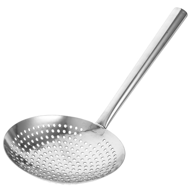 Shisuyan Stainless Steel Colander Slotted Spoon Colander Food Drain Large Magnetic Strainer