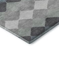 thumbnail image 3 of Addison Rugs Mayfield Premium Machine Washable Transitional Geometric Gray Round Rug, 8' x 8', 3 of 5